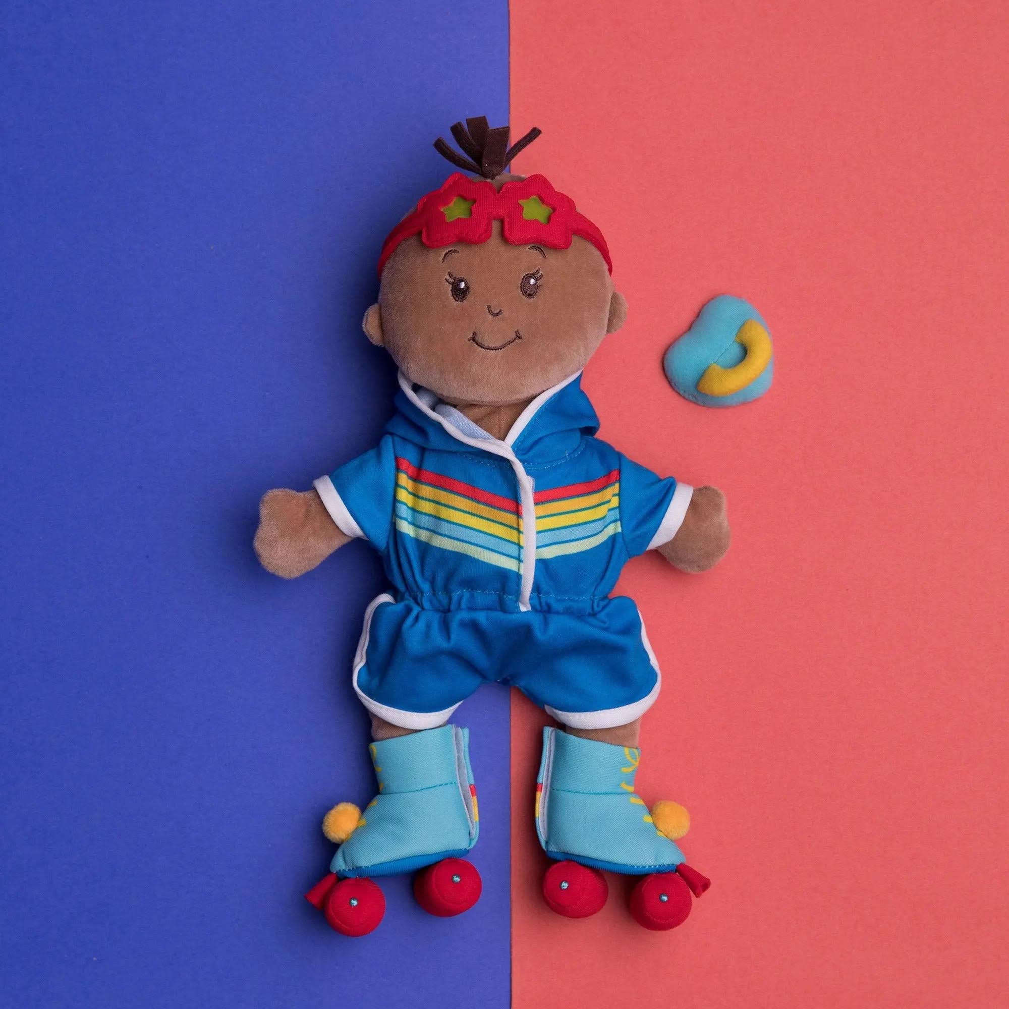 Manhattan Toy - Wee Baby Stella Doll - Rainbow Roller