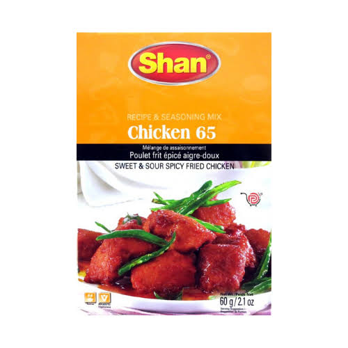Shan Seasoning Mix - Chicken 65, 2.1 Ounce Pack of 6