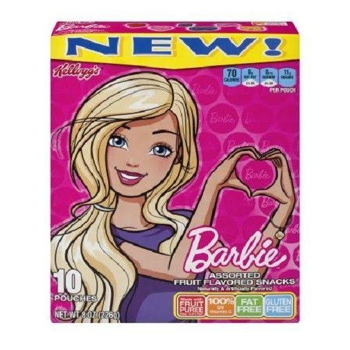 Kellogg's Barbie Assorted Fruit Snacks - 8oz, 10ct