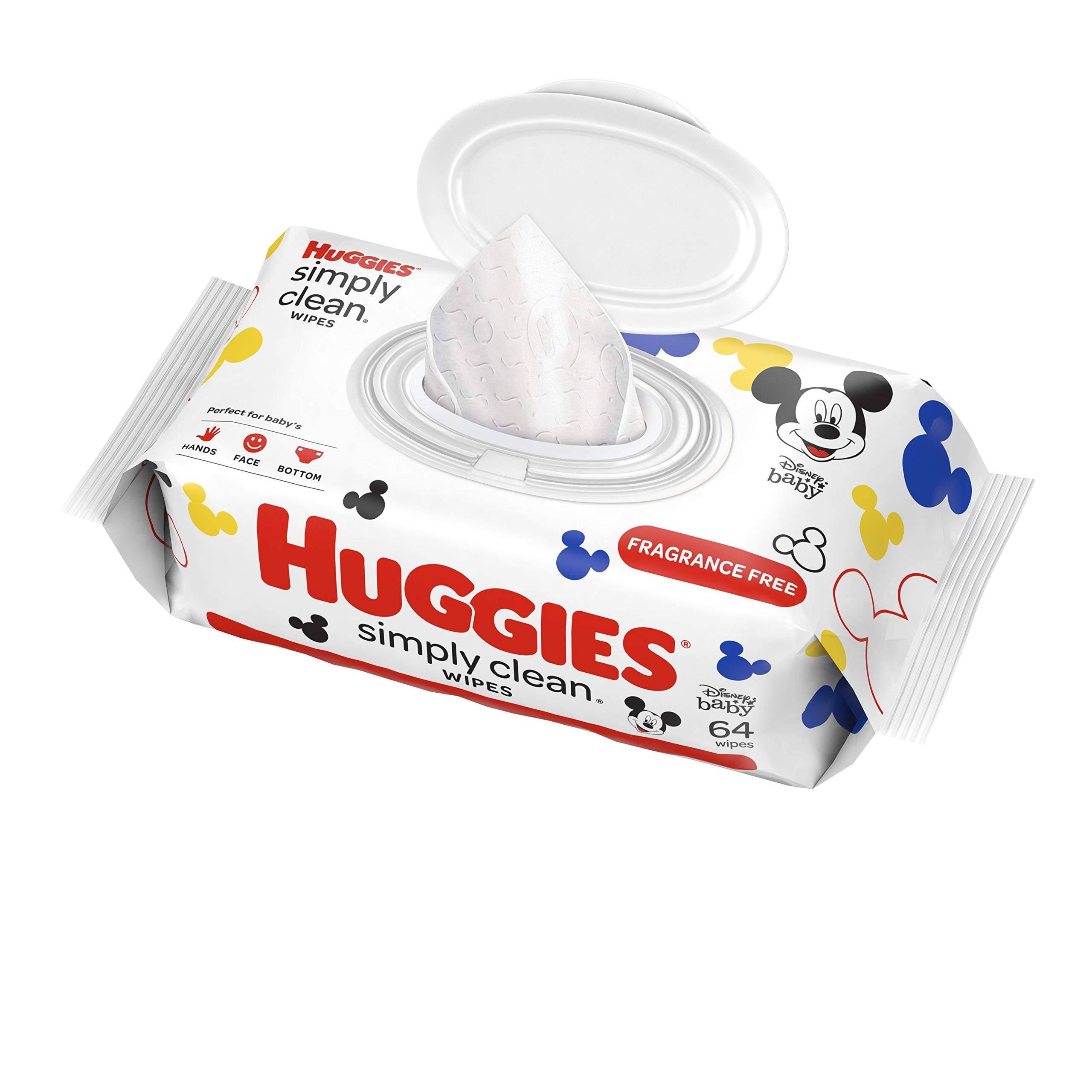 Huggies Simply Clean, Baby Wipes, 1 Pack 64 Count