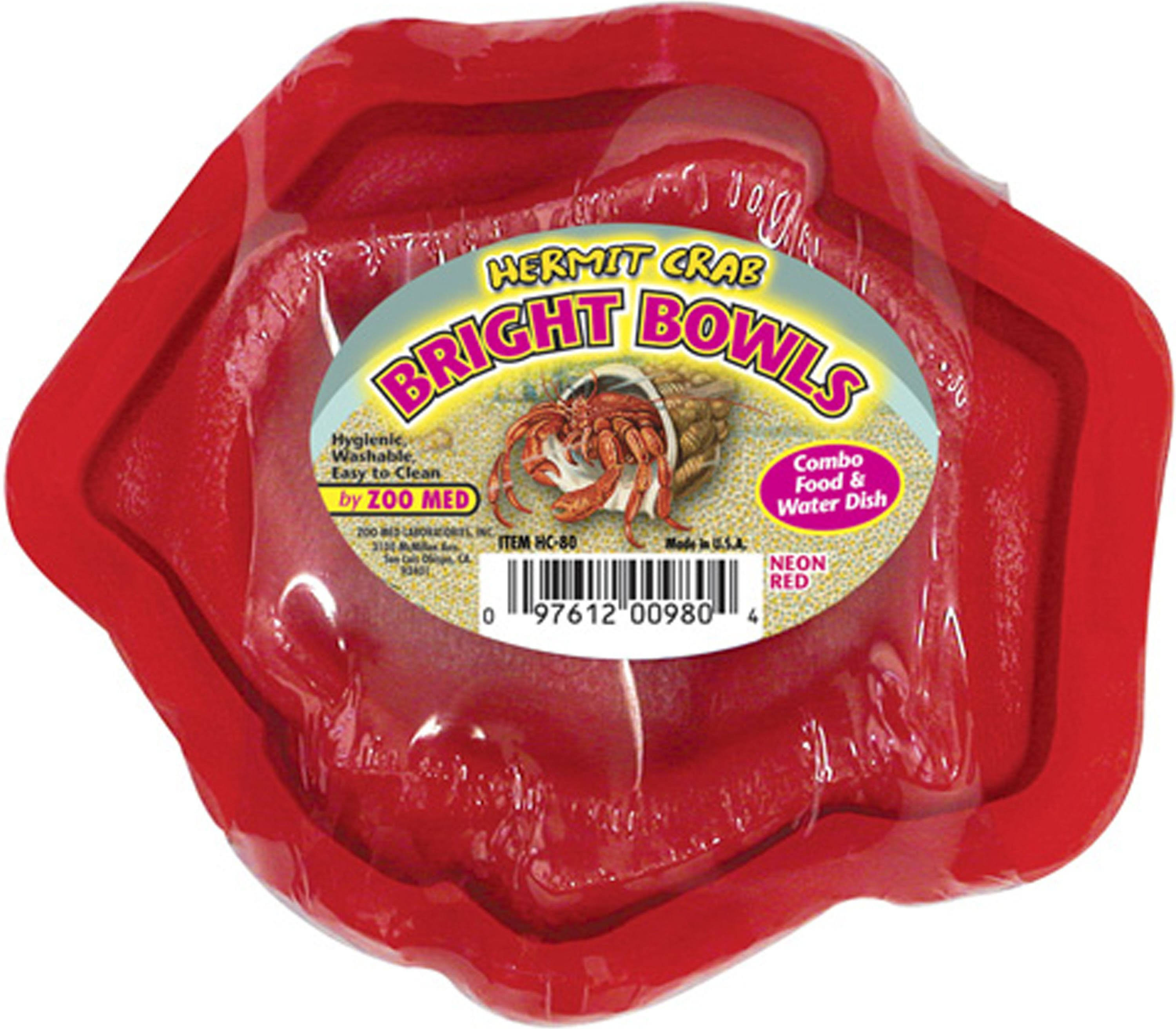 Zoo Med Bright Red Hermit Crab Bowls