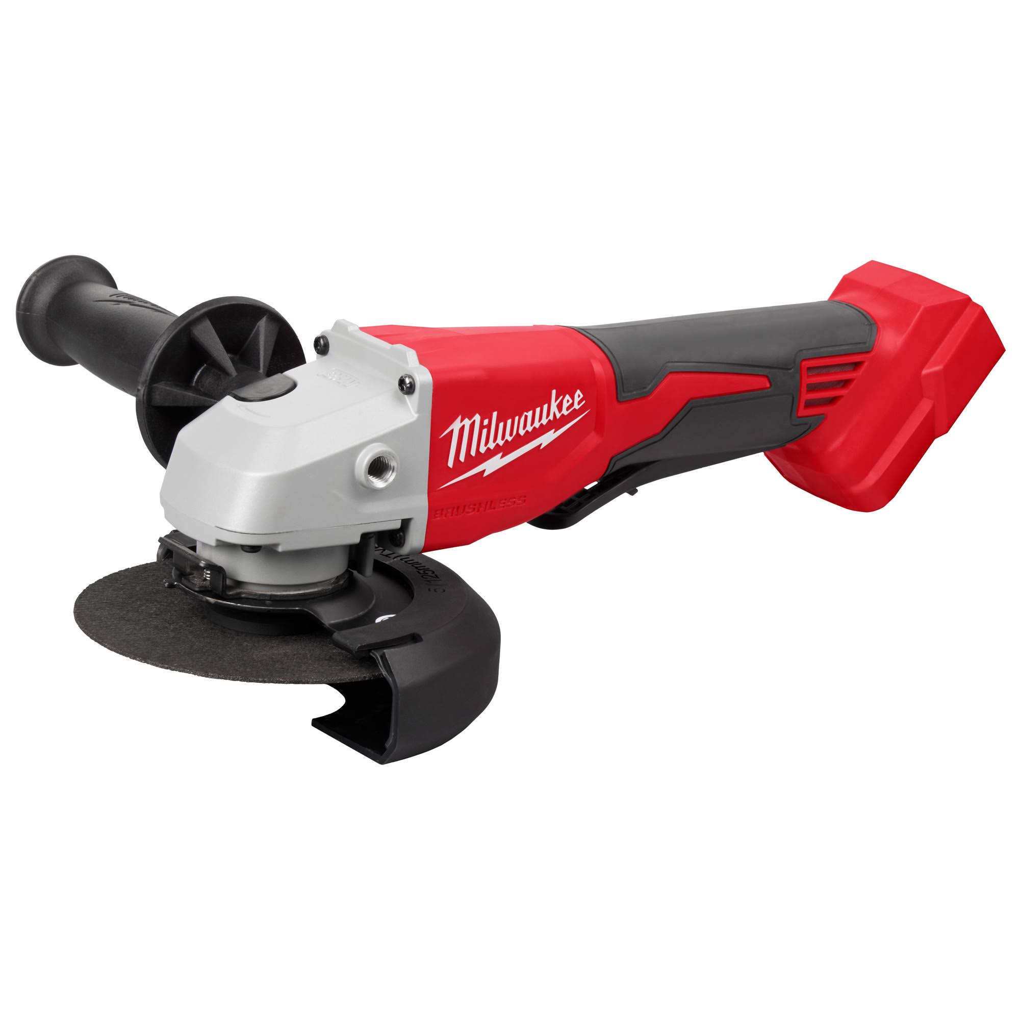 Milwaukee Tool M18 18V Lithium-Ion 4-1/2in / 5in Cordless Brushless Cut-Off Grinder with Paddle Switch (Tool-Only)