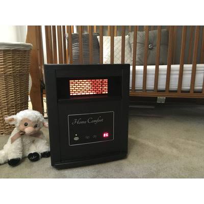 Home Comfort Portable 1500 Watt Electric Infrared Cabinet Heater 17"H X 16"W X 13"D
