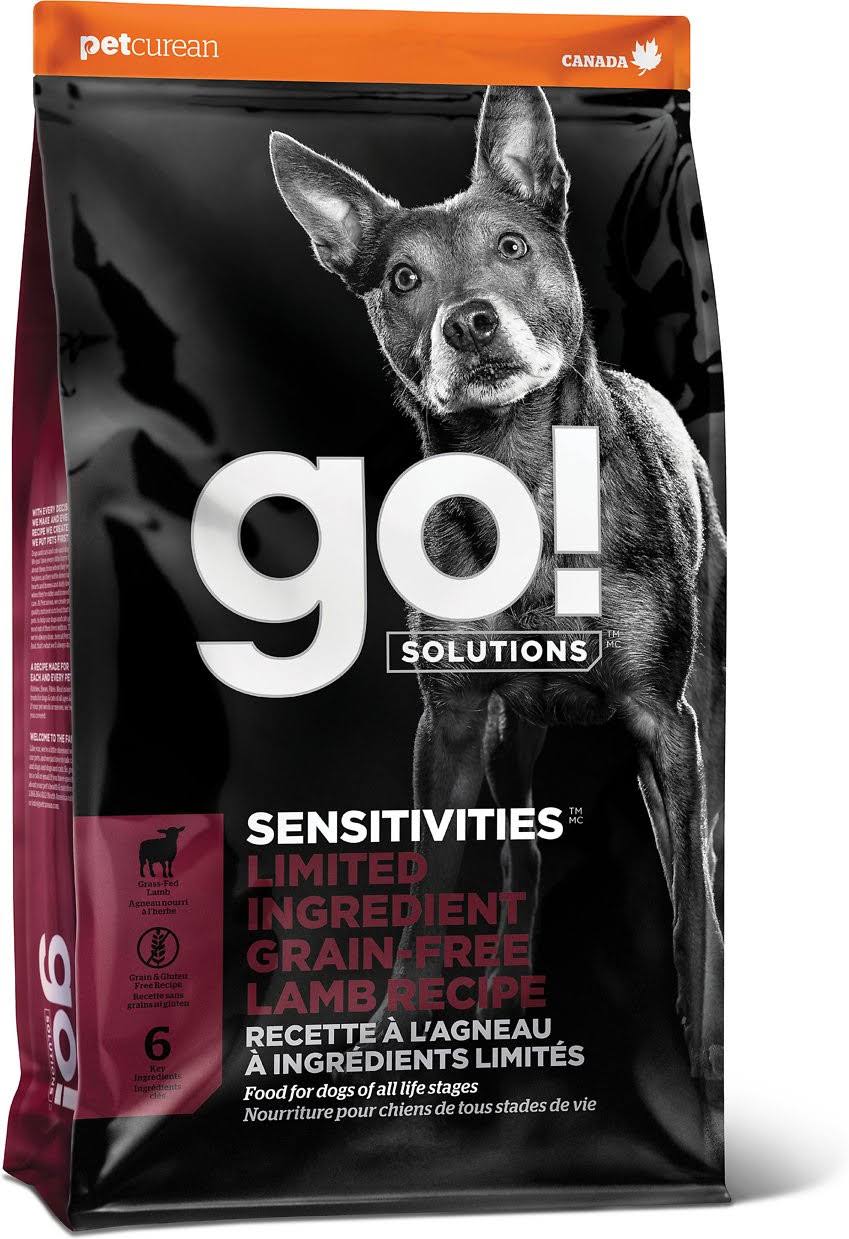Go! Solutions Sensitivities Limited Ingredient Lamb Recipe Dry Dog Food, 22-lb