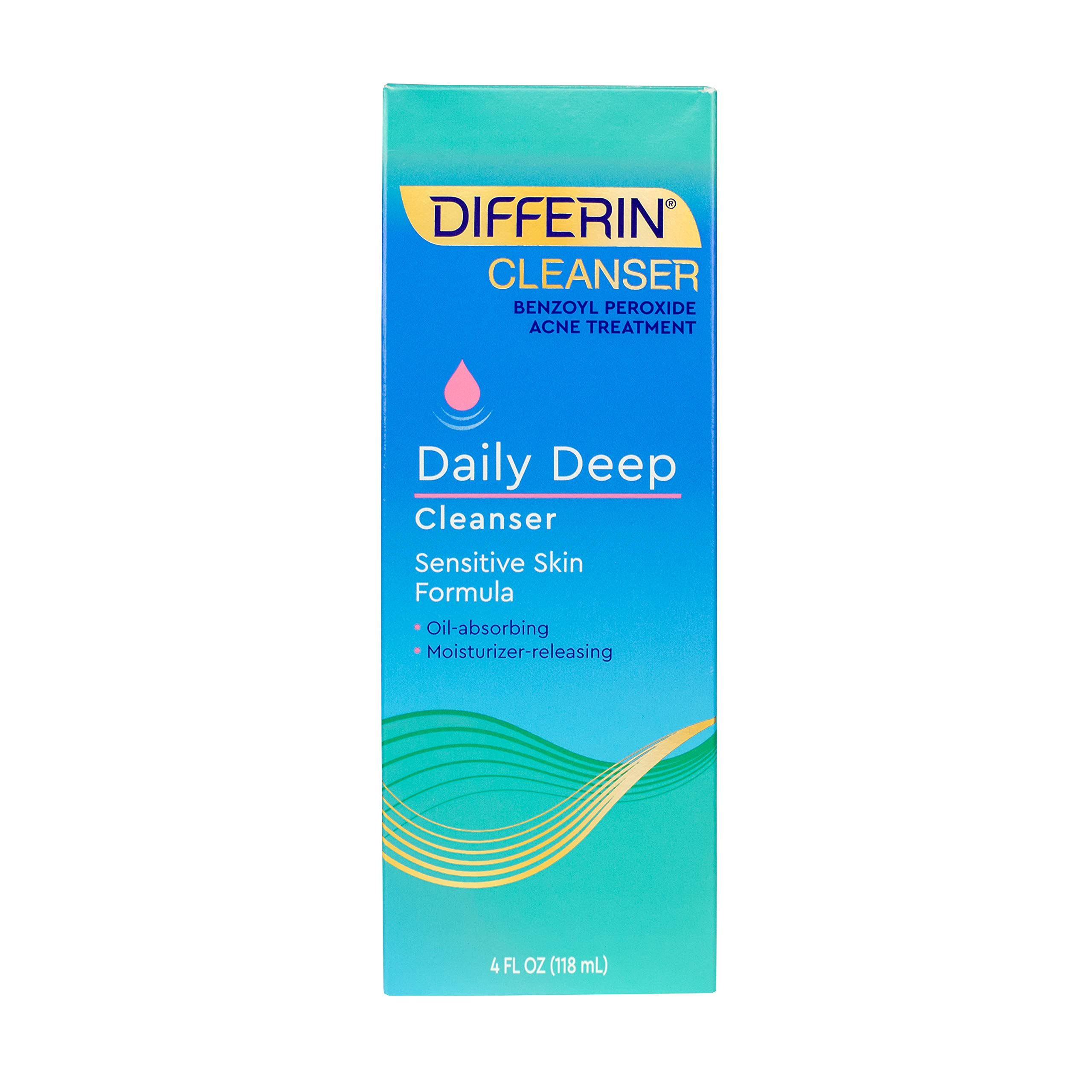 Differin Daily Deep Cleanser - Sensitive Skin Formula, 4oz