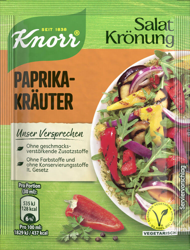 Knorr Salat Kronung Paprika Art 5pk 45g