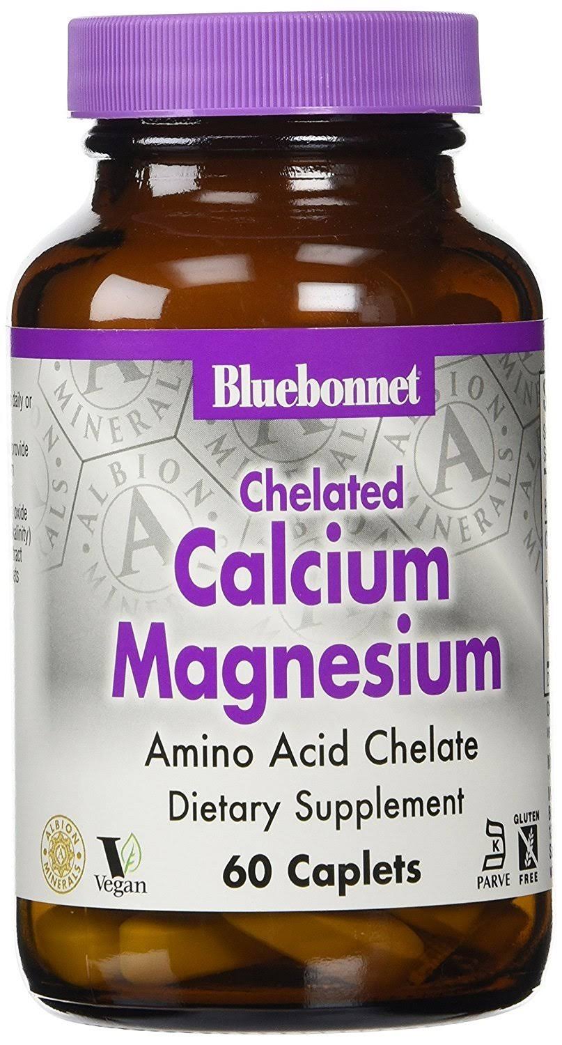 Bluebonnet Nutrition Chelated Calcium Magnesium - 60 Caplets