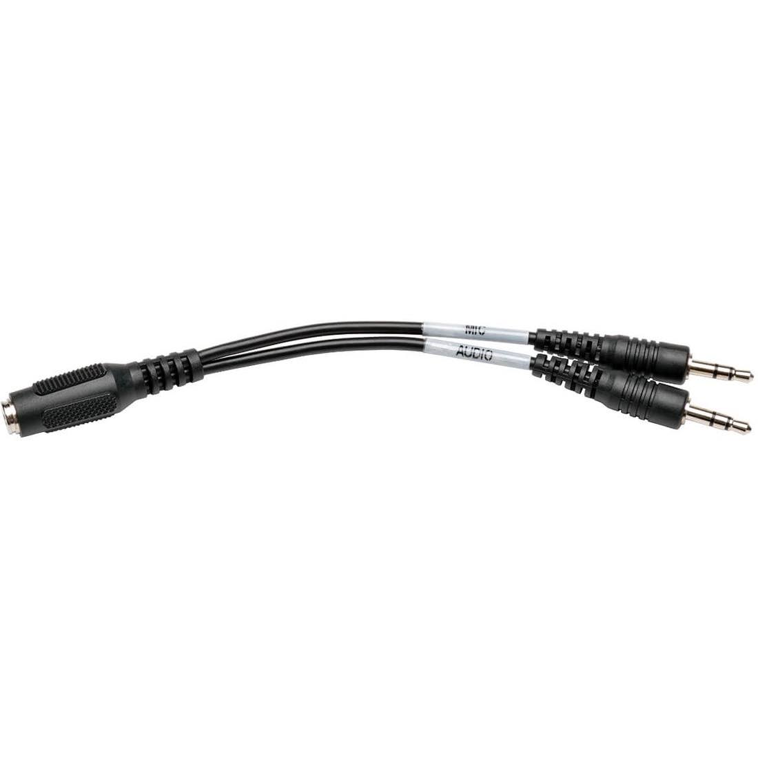 Tripp Lite 3.5mm 4-Position female To (x2) 3.5mm 3-Position Male Audio
