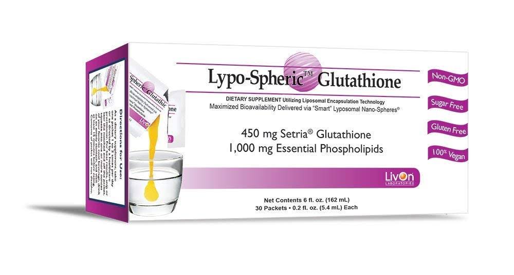 Lypo Spheric Glutathione Dietary Supplement - 30 packets