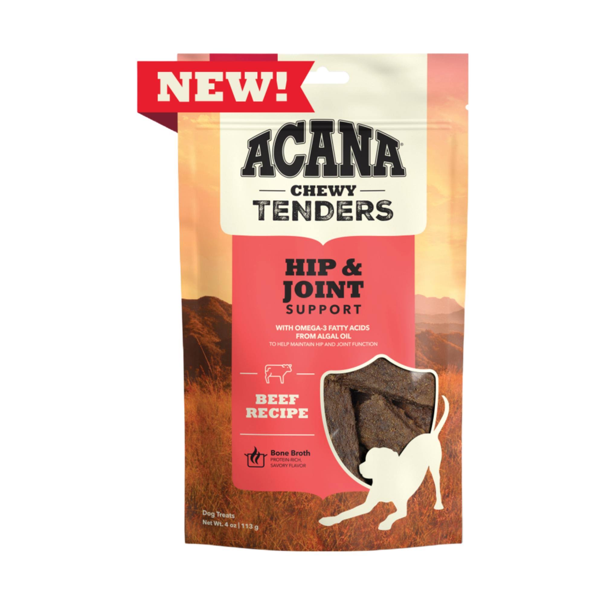 Acana Chewy Tenders Dog Treats Beef / Hip & Joint Support