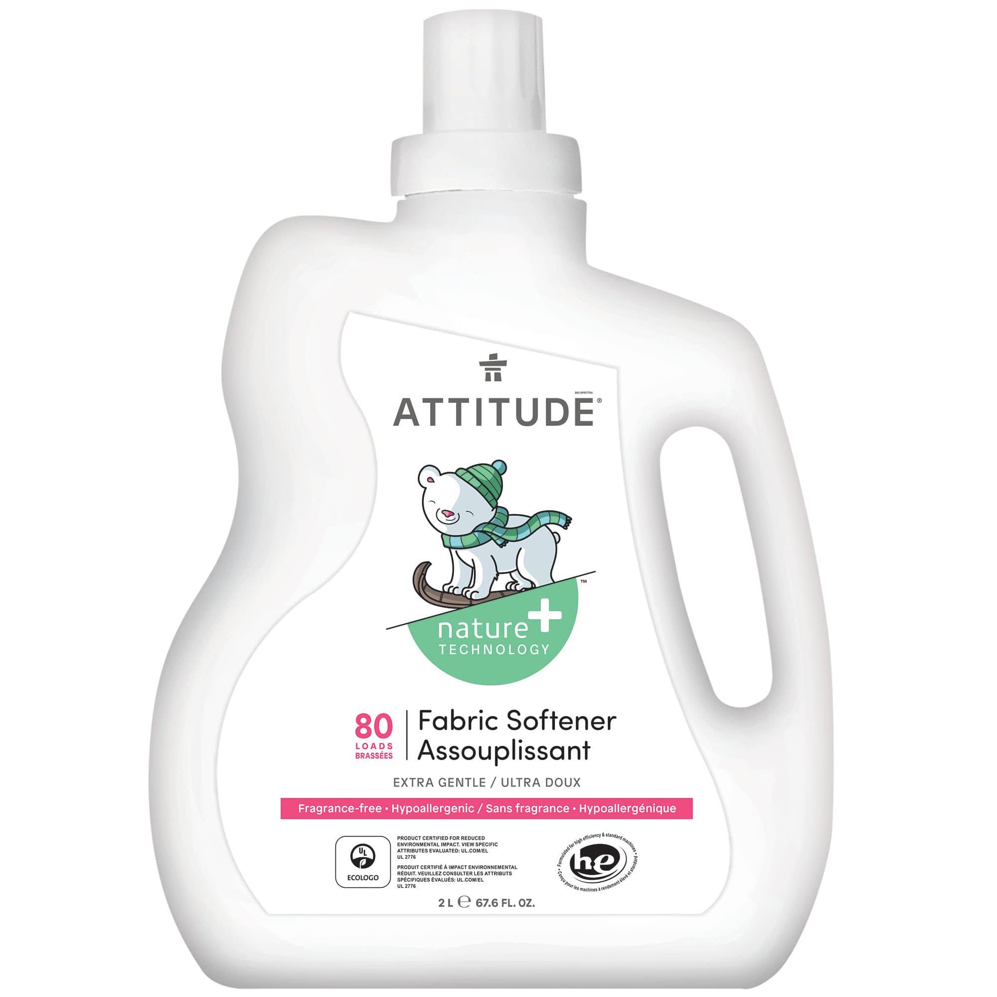 ATTITUDE Fabric Softener Fragrance Free (80)