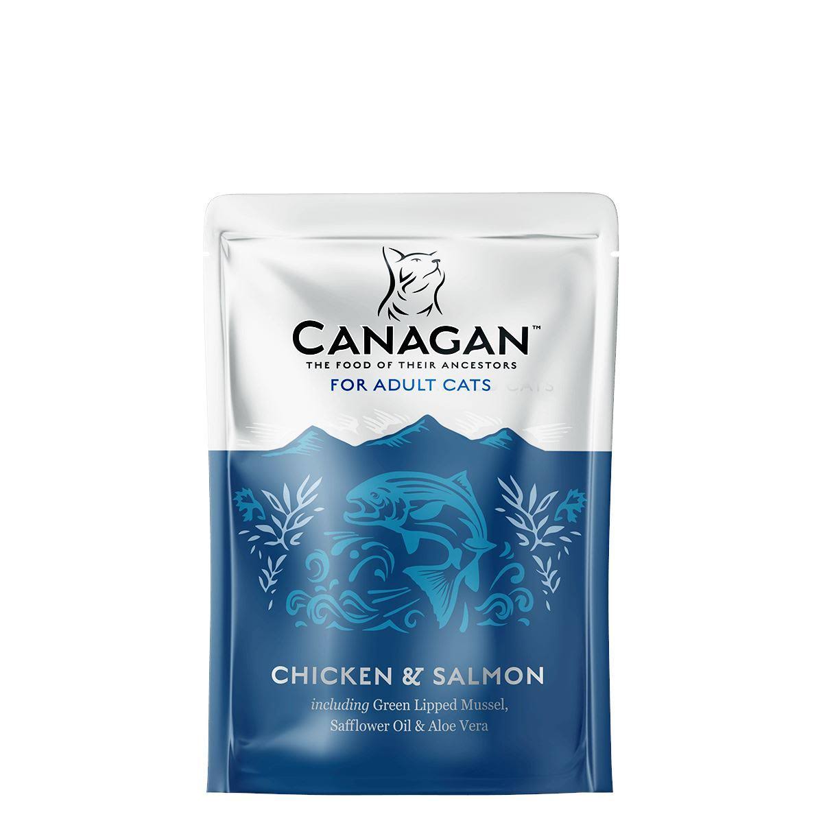 Canagan Chicken & Salmon Pouch 85g Cat Wet Food