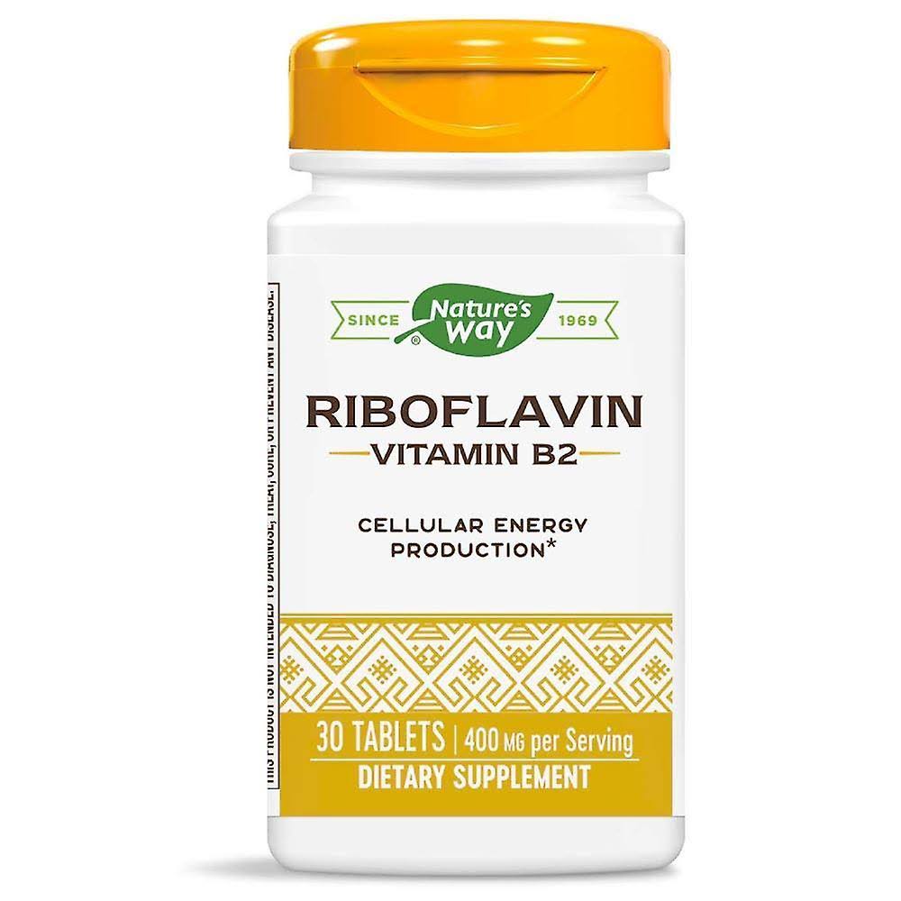 Enzymatic Therapy Inc. Riboflavin Vitamin B2 - 400mg, x30