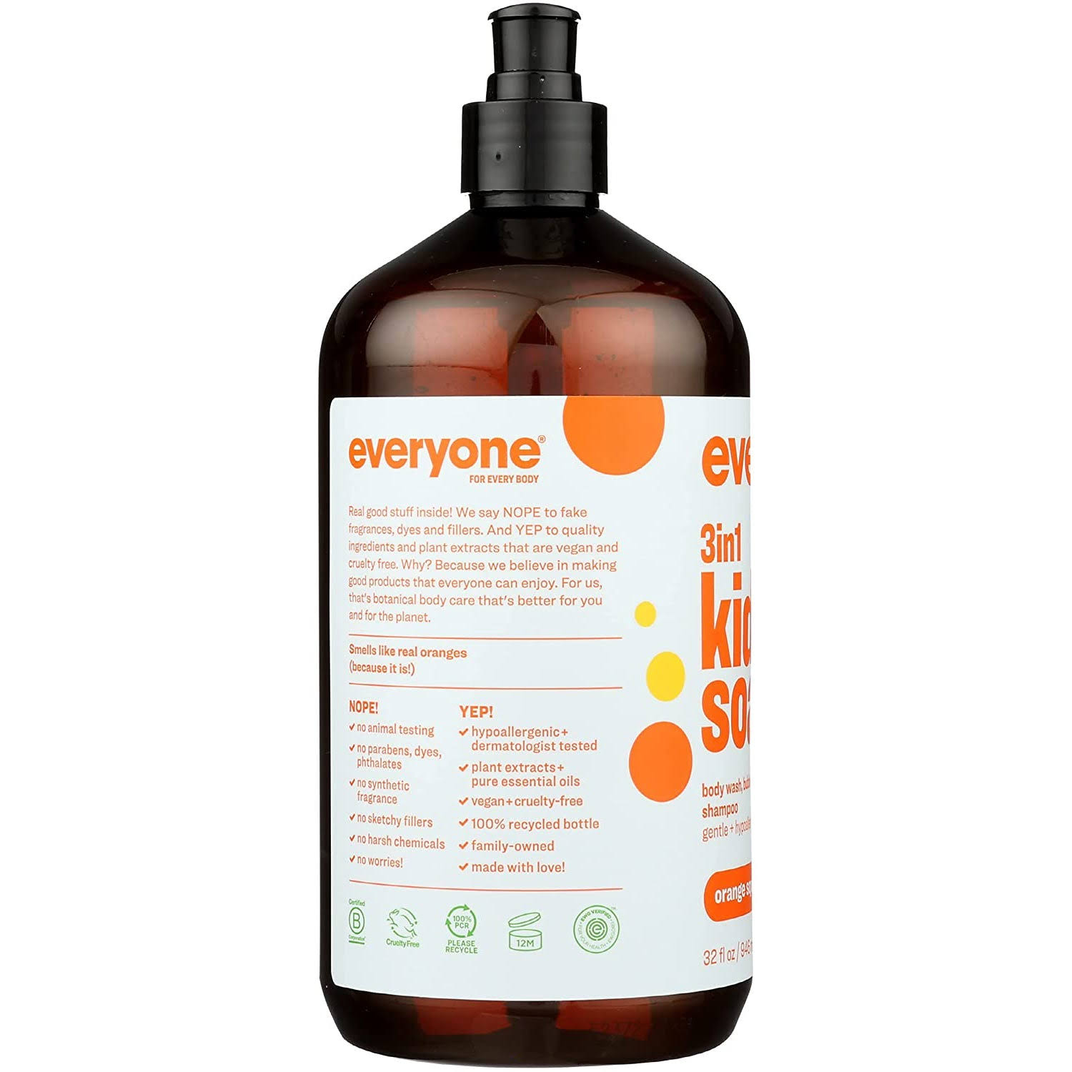 Everyone Soap for Kids - Orange Squeeze, 32oz