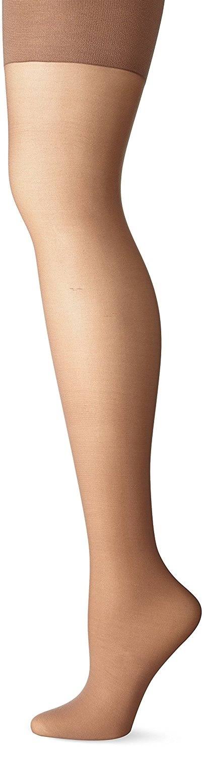 No Nonsense Women's Great Shapes All Over Shaper Pantyhose with Sheer Toe | Clothing