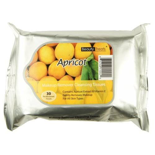 Beauty Treats Makeup Remover Cleansing Tissues - Apricot