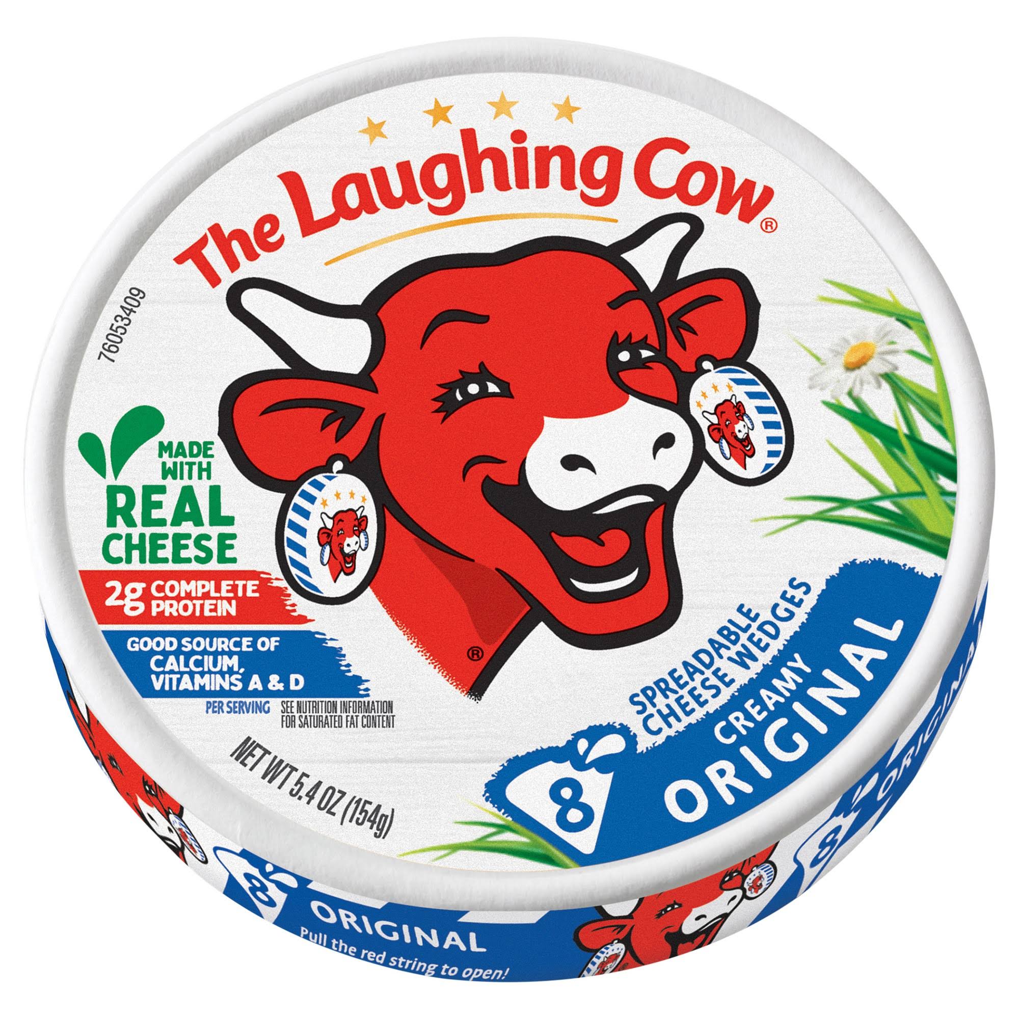 The Laughing Cow Original Spreadable Creamy Cheese Wedges