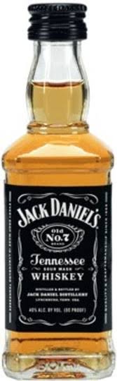 Jack Daniel's Old No. 7 Black Label Tennessee Whiskey 50ml Bottle