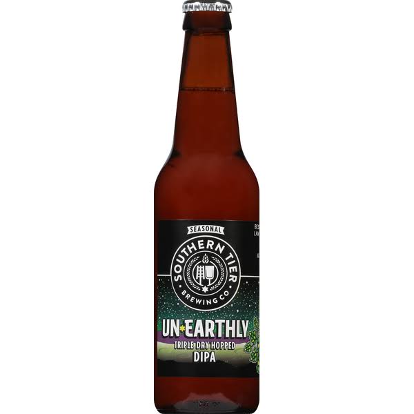 Southern Tier Brewing Co. Beer, DIPA, Un-Earthly, Triple Dry Hopped - 12 fl oz