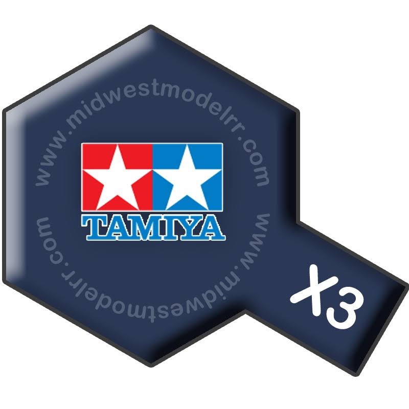 TAMIYA America, Inc Acrylic X3 Gloss,Royal Blue, TAM81003