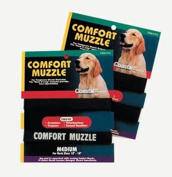 Coastal Pet Dog Comfort Muzzle - Medium, Black