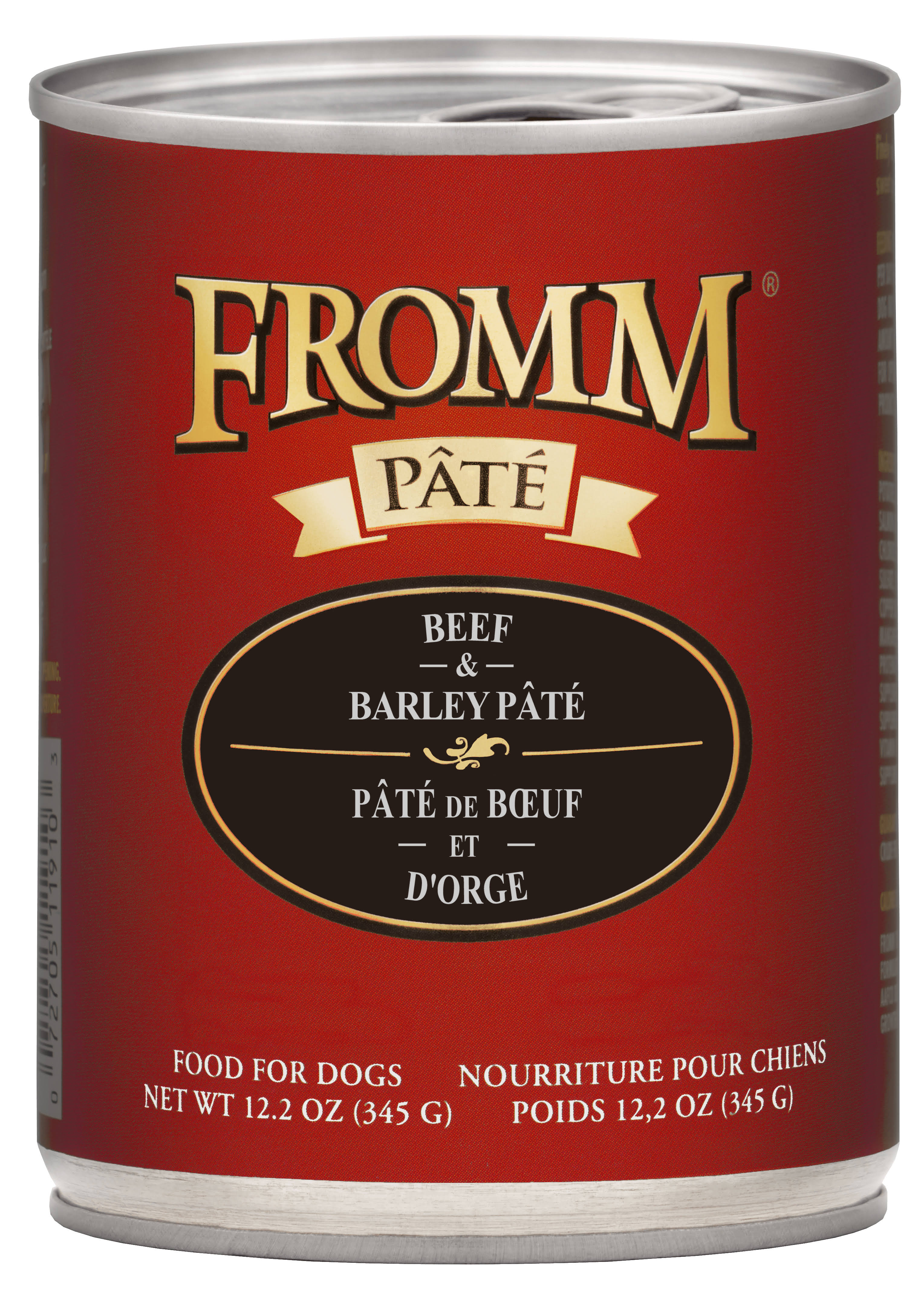 Fromm Gold Beef & Barley Pate Canned Dog Food