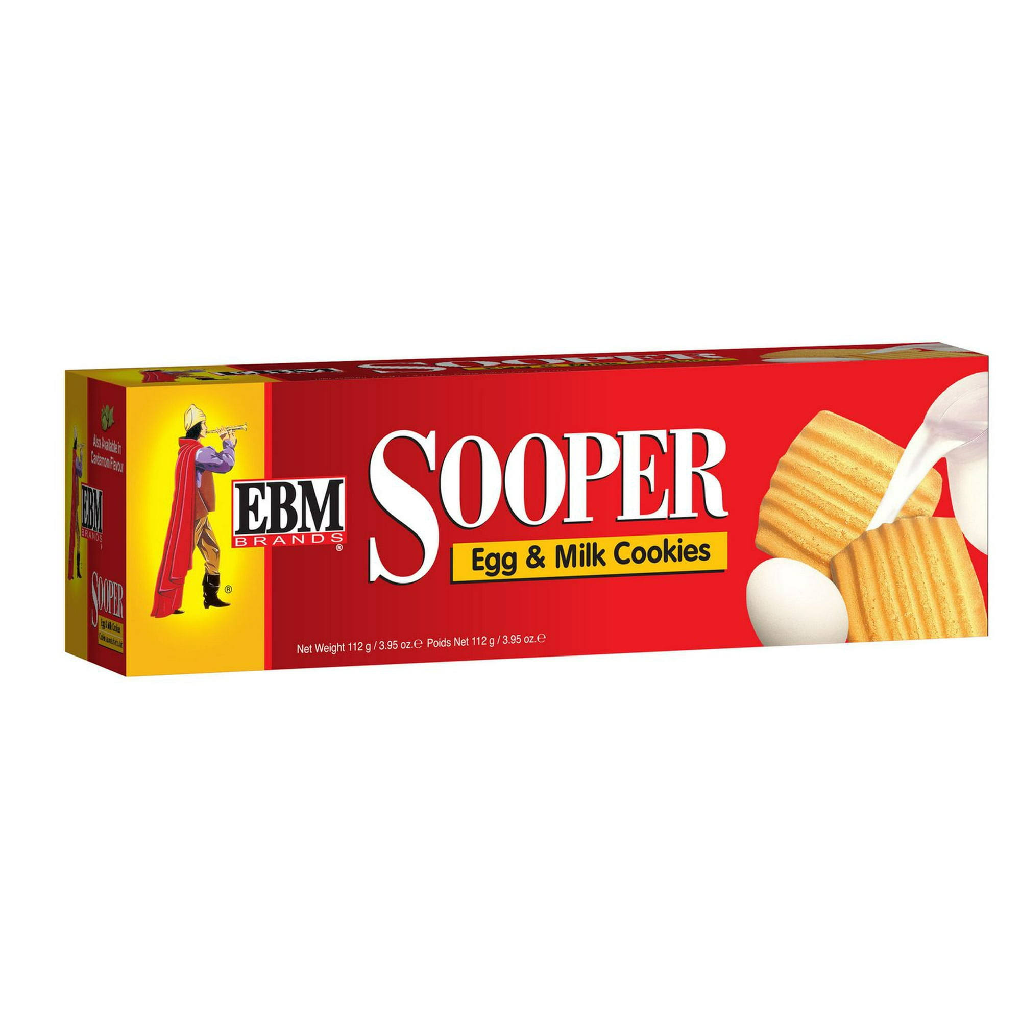 EBM Sooper Egg & Milk Cookies - 112g