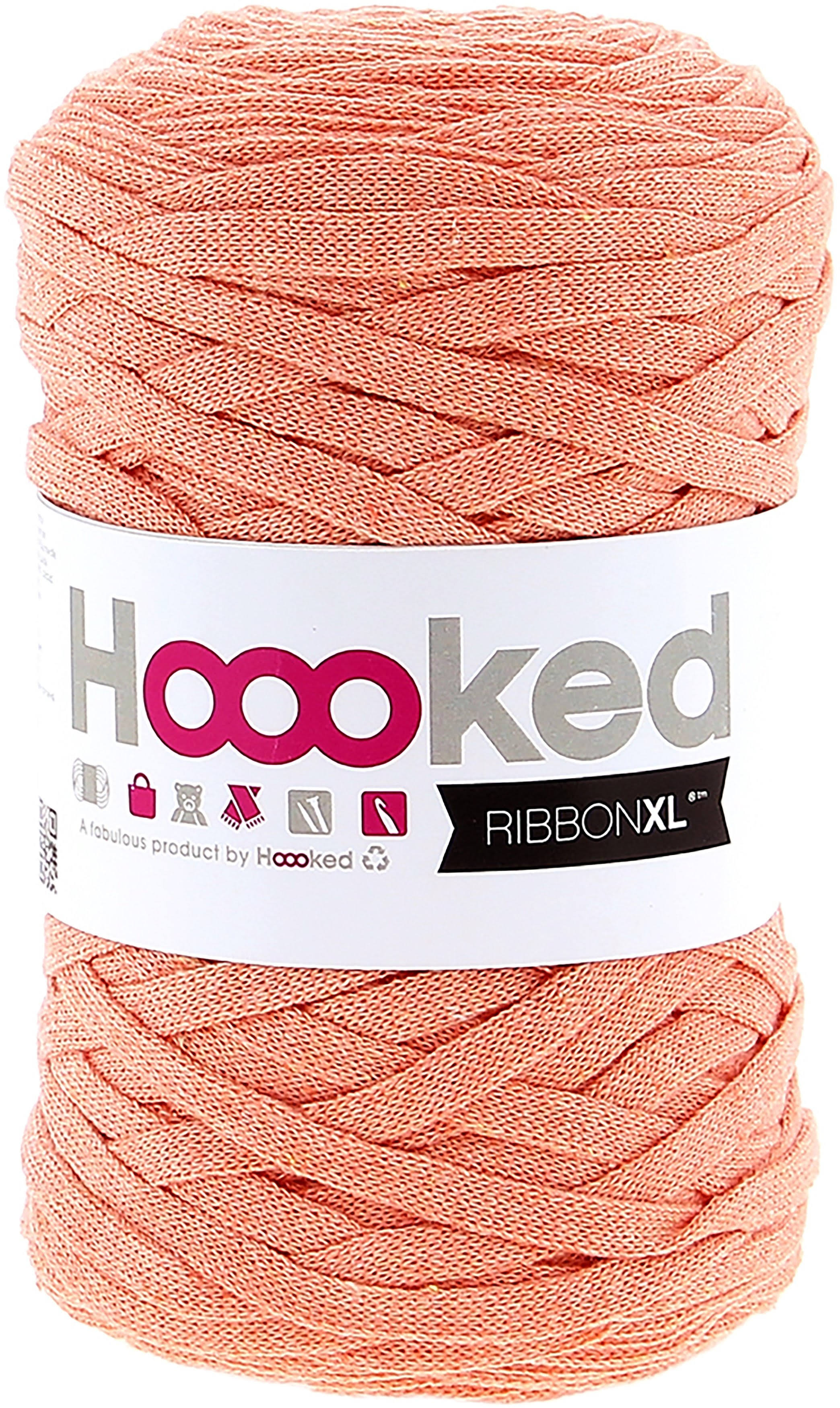 Hoooked Ribbon XL Yarn Iced Apricot