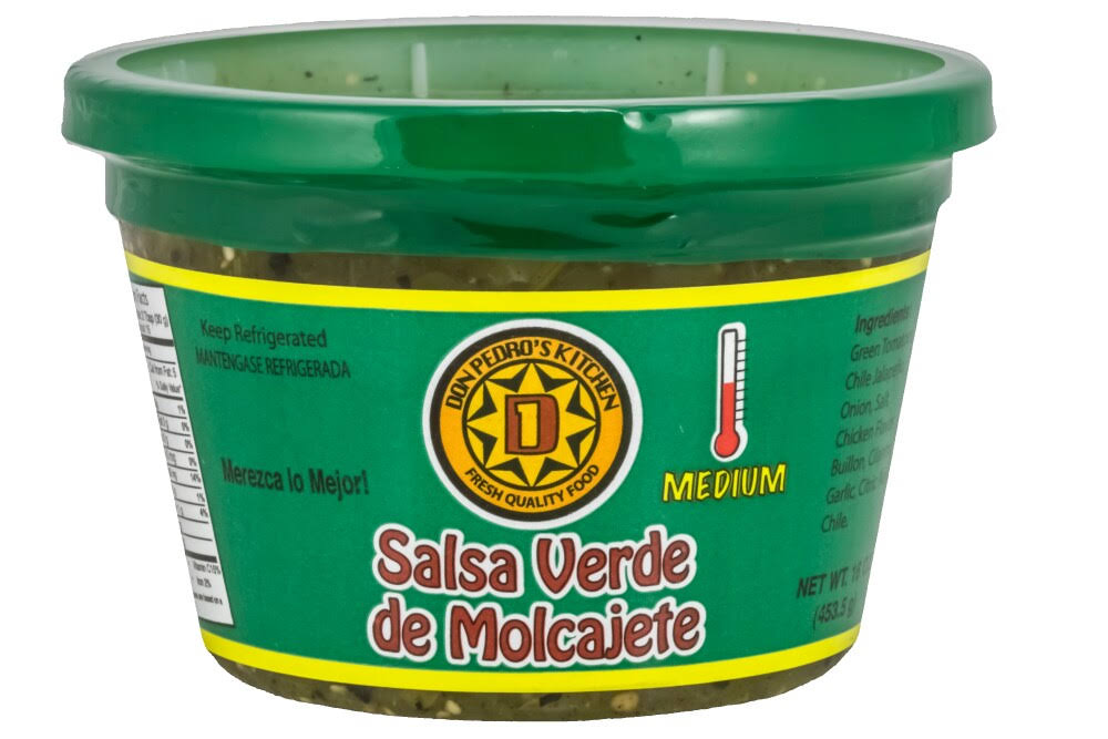 Don Pedro's Kitchen Verde de Molcajete Salsa - 16 oz