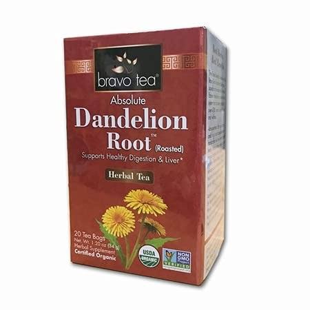 Bravo Tea 20 Bag Dandelion Root Tea Organic