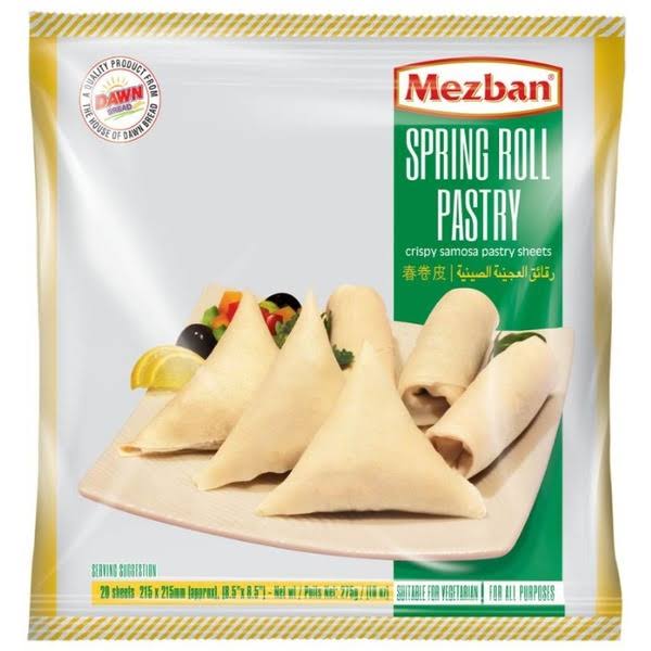 Mezban Spring Roll Pastry Sheets - 20 ct