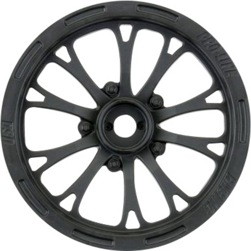 Pro-Line Pomona Drag Spec 2.2" Black Front Wheels (2)