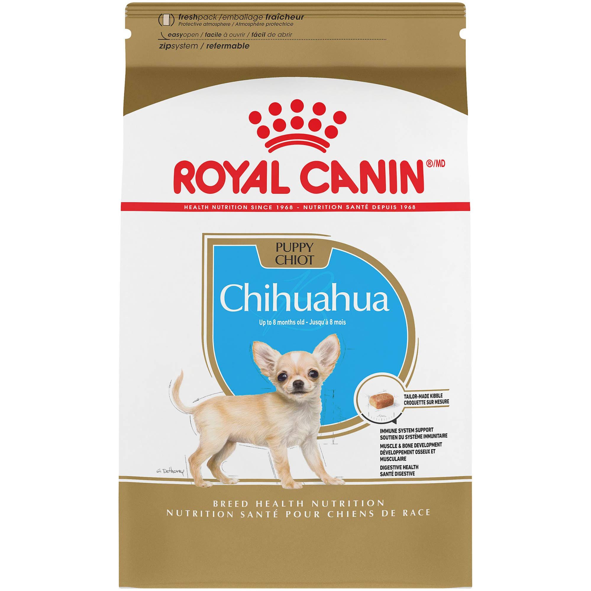 Royal Canin Breed Health Nutrition Chihuahua Puppy Dry Dog Food - 2.5lbs