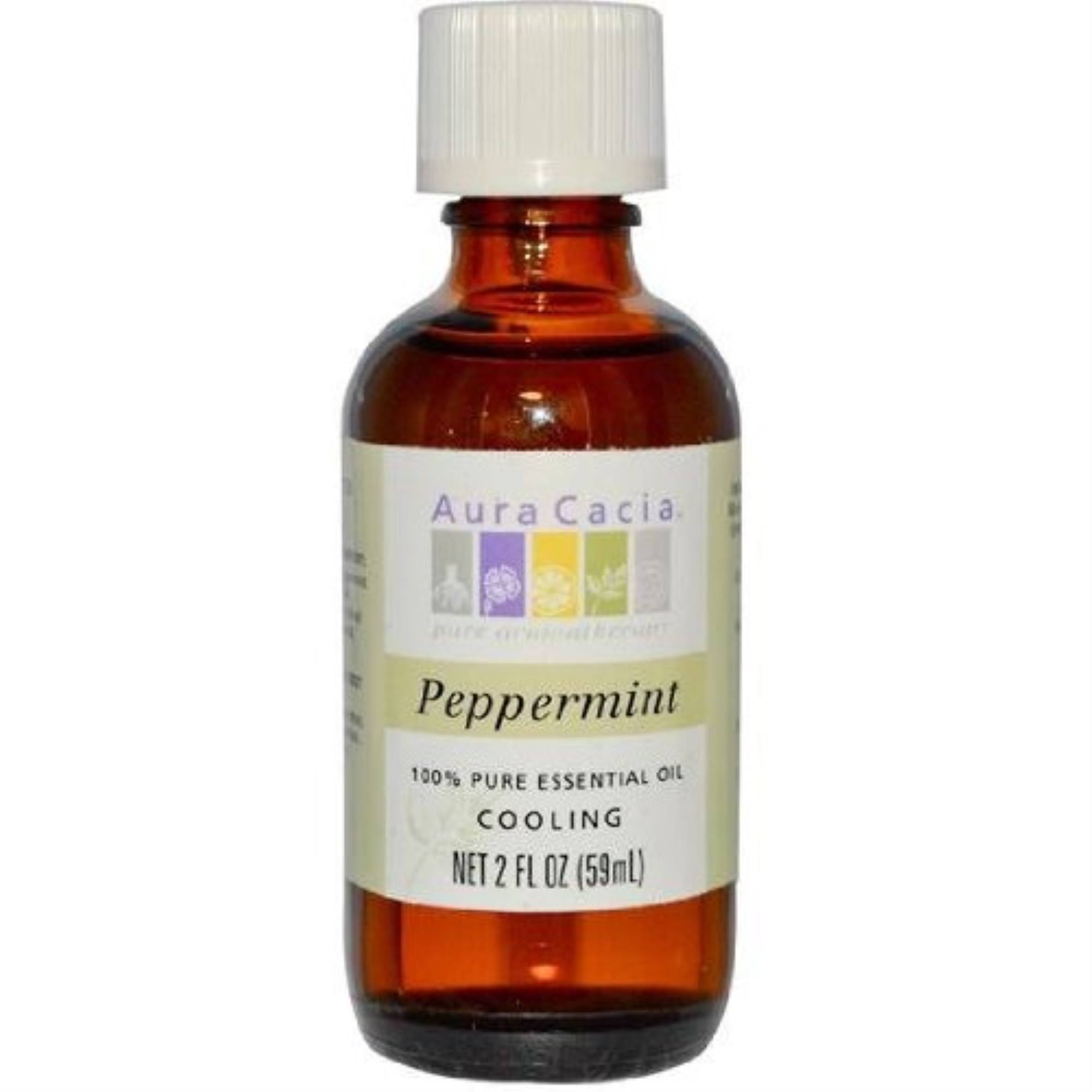 Aura Cacia Pure Essential Peppermint Oil - 2 fl oz