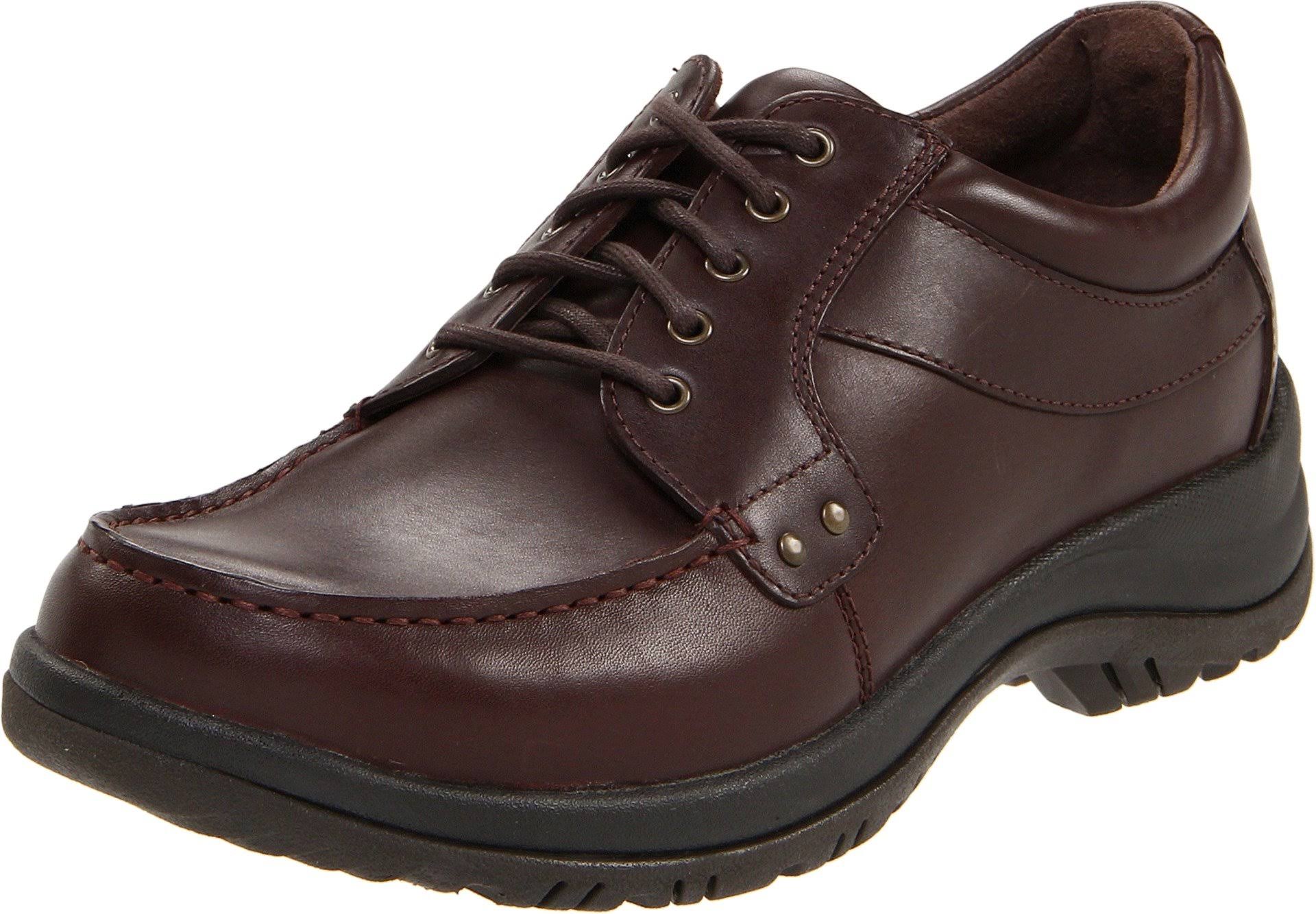 Dansko 9505 Men's Wyatt Full Grain Leather Lace Up Oxfords Shoes - Brown, 41 EU