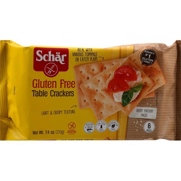 Schar Gluten Free Table Crackers - 7.4 oz