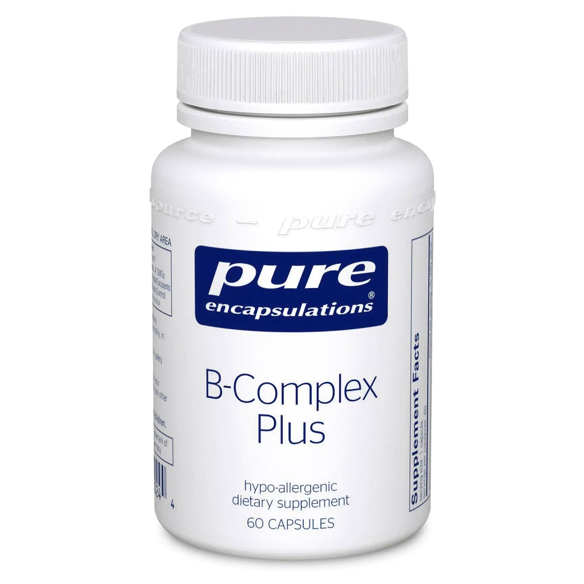 Pure Encapsulations B-Complex Plus - 60 Capsules