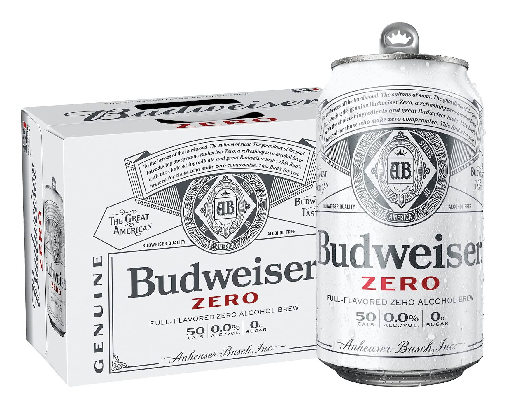 Budweiser Zero Non Alcoholic 12oz Cans