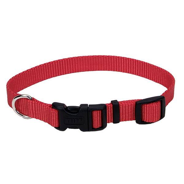 Coastal Pet Products Nylon Adjustable Collar - Red, Small