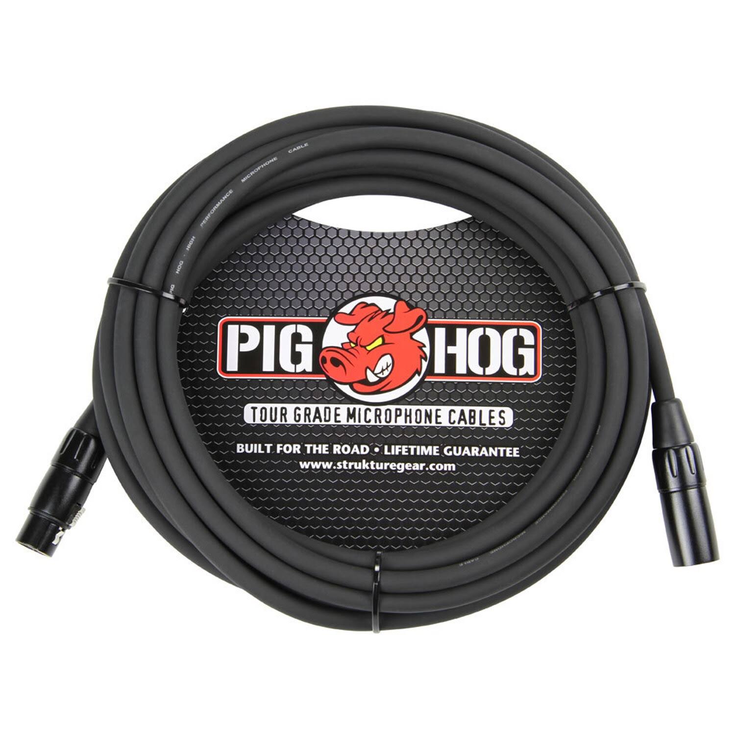 PigHog Pig Hog PHM3 High Performance XLR Microphone Cable - 8mm, 3'