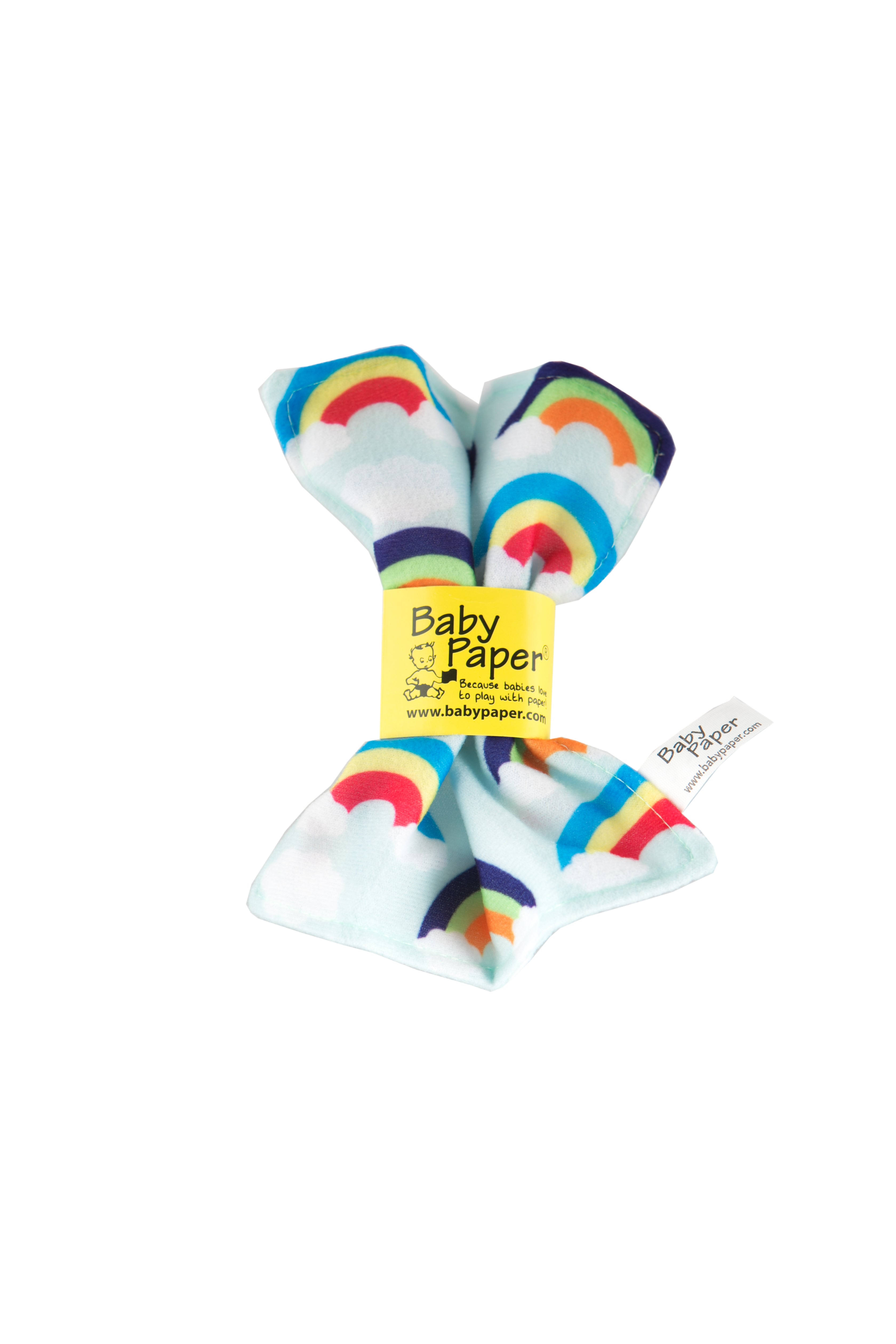 Baby Paper Sensory Cloth Rainbows