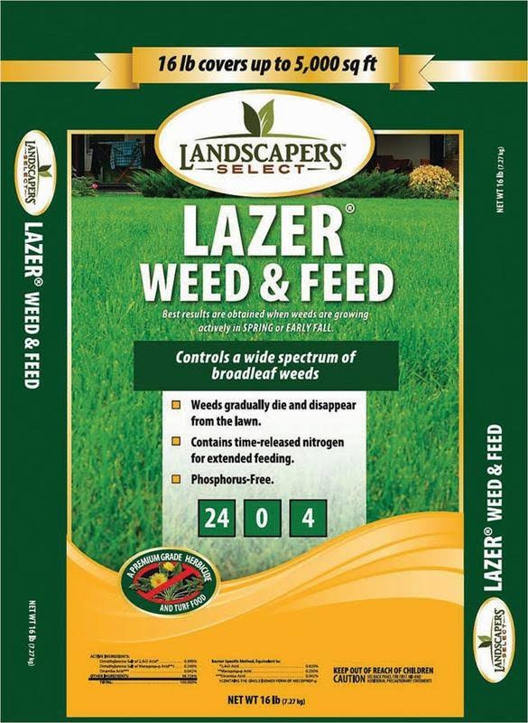 Turfcare Landscapers Select Lawn Lazer Weed and Feed