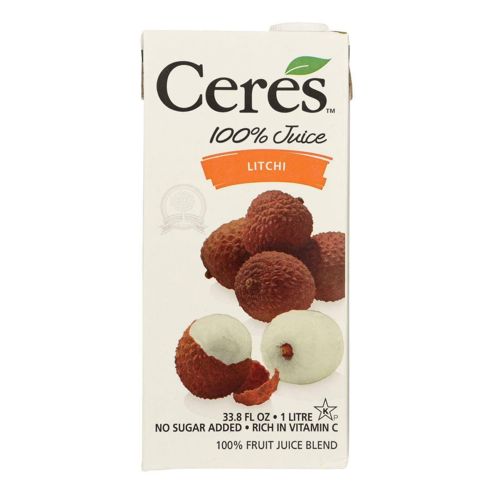 Ceres Litchi Fruit Juice - 33.8oz