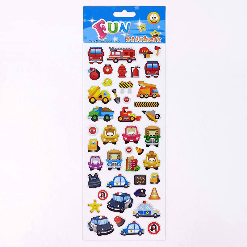 Fun Stickers Cars & Transport 1005 | Fun Stickers | Arts & Crafts