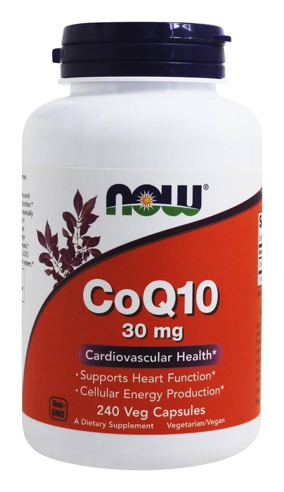Now Foods Coq10 Cardiovascular Health - 30mg, 240 Caps