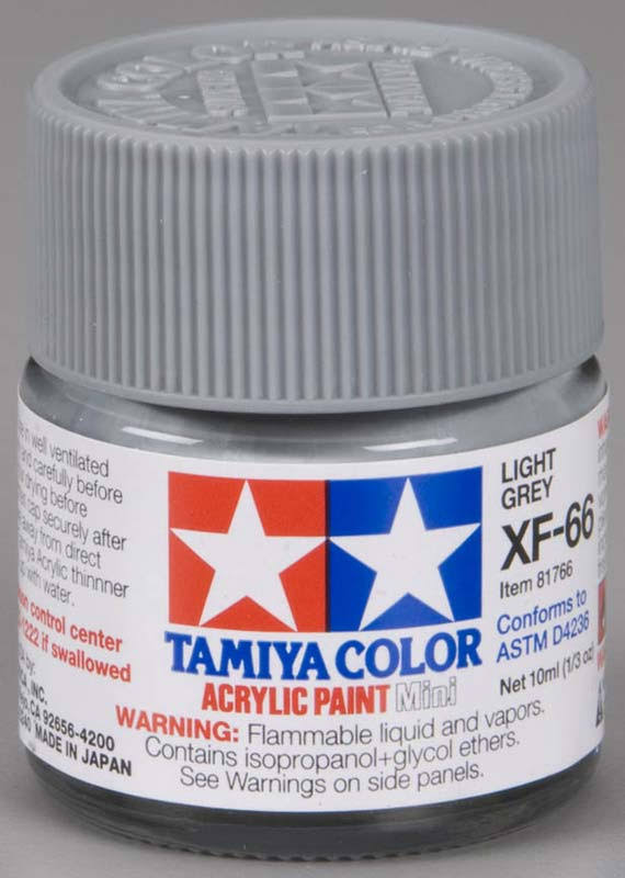 Tamiya XF-66 Light Grey Acrylic Paint Mini 10ml