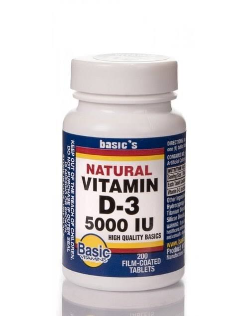 Basic's Vitamin D-3 Tablets