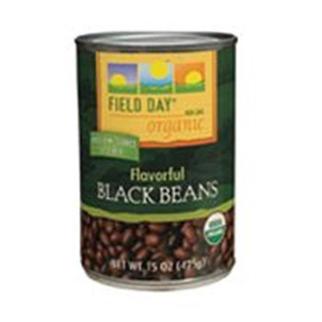 Field Day Beans, OG, Black, 15-Ounce (Pack of 12)