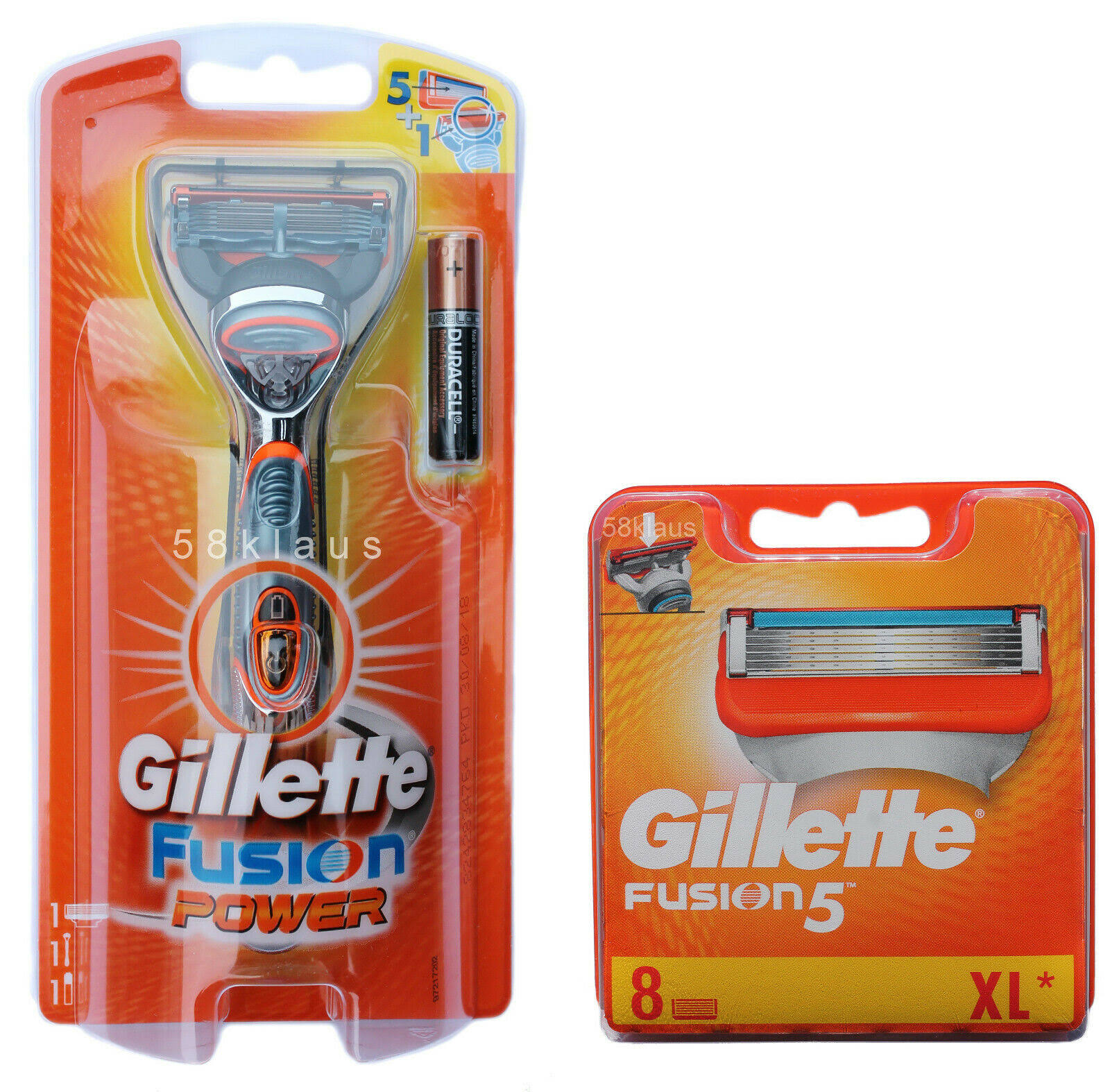 Gillette Fusion Power Handle with 1 Cartridge, Battery Operated