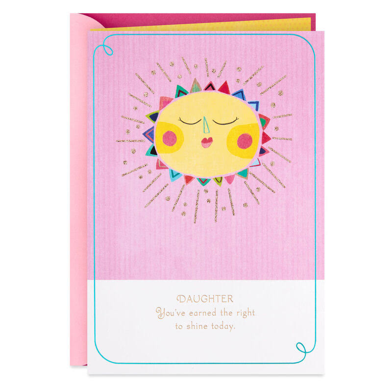 Hallmark Mother's Day Card, Shine On, Daughter Mother's Day Card